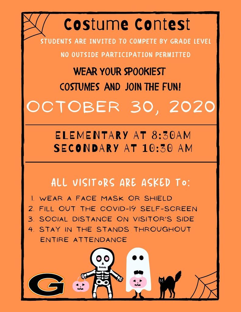 Costume Contest Information 2020