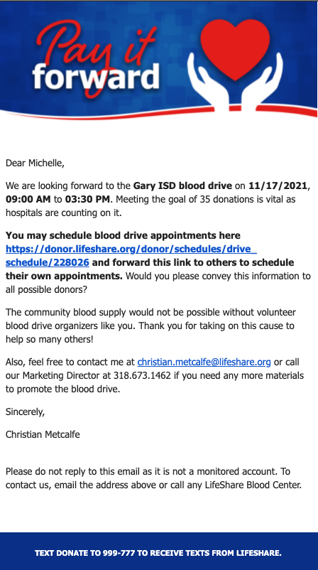 blood drive