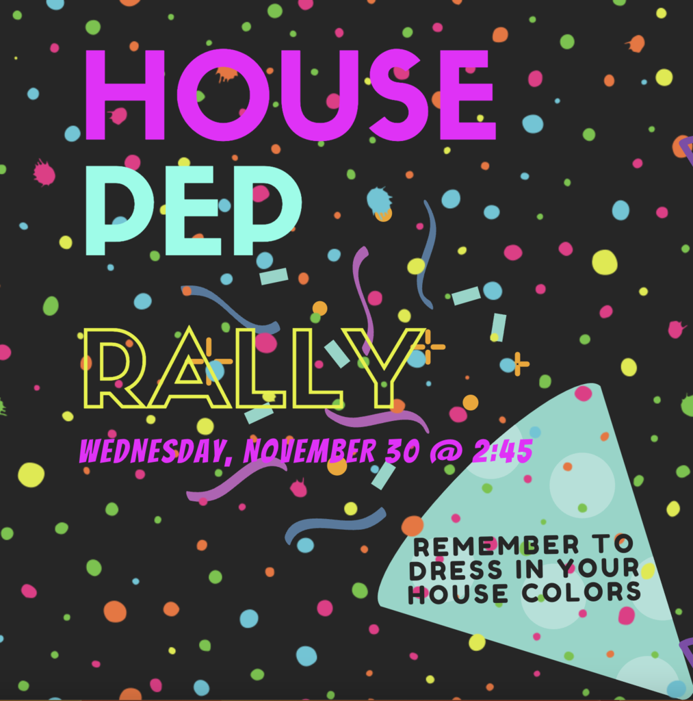 House Pep Rally Flyer