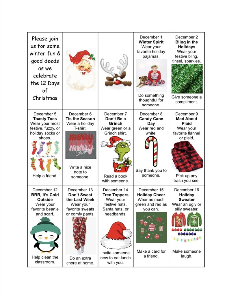 12 Days of Christmas Flyer